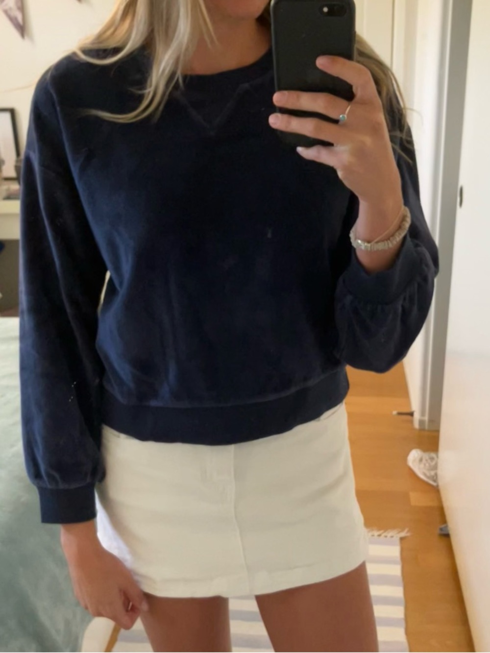 Madewell MWL Deep Blue Top
